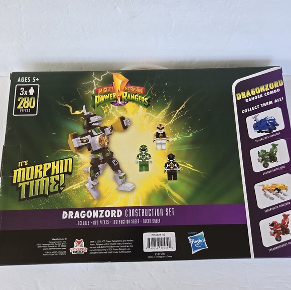 Toys | Mighty Morphin Power Rangers Megazord And Dragonzord ...